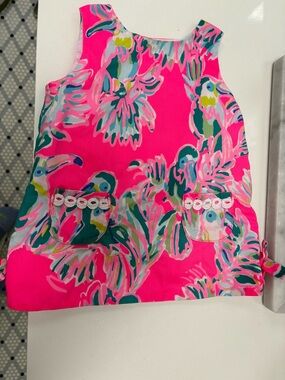 Dragonfruit Toucan Baby Dress